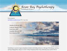Tablet Screenshot of counselingbythebay.com